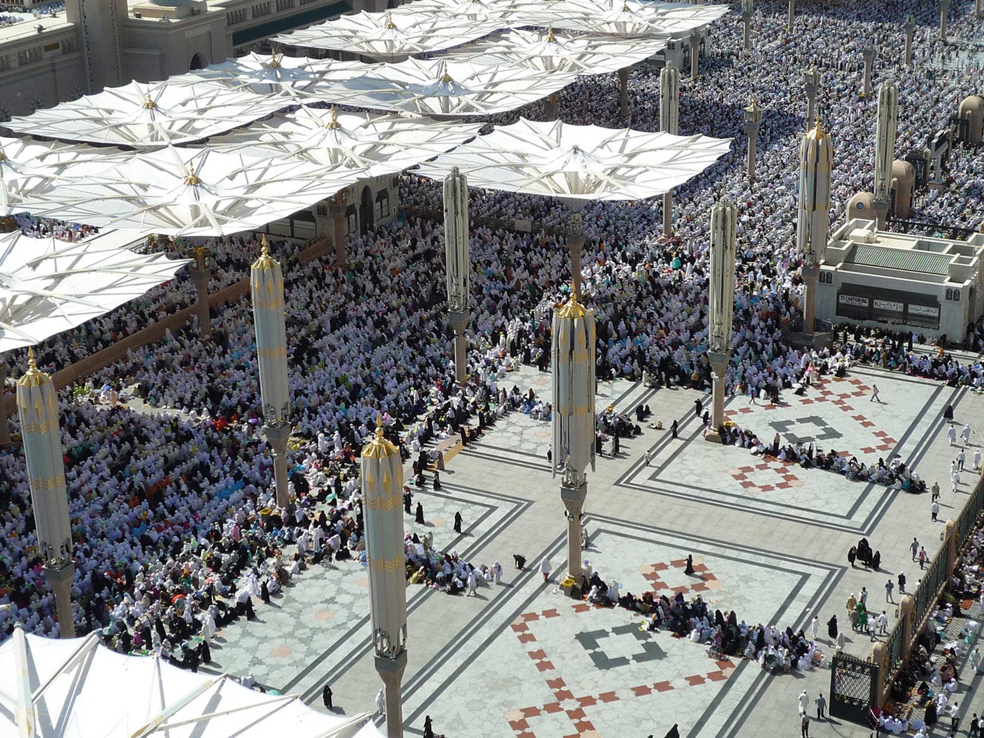 str.ucture Projekt Piazza Überdachung der Prophetenmoschee